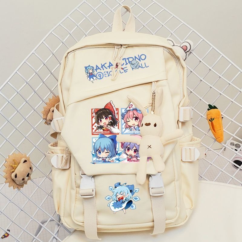 44×31×13cm Black Khaki,Touhou  - School Backpack Teen review and price