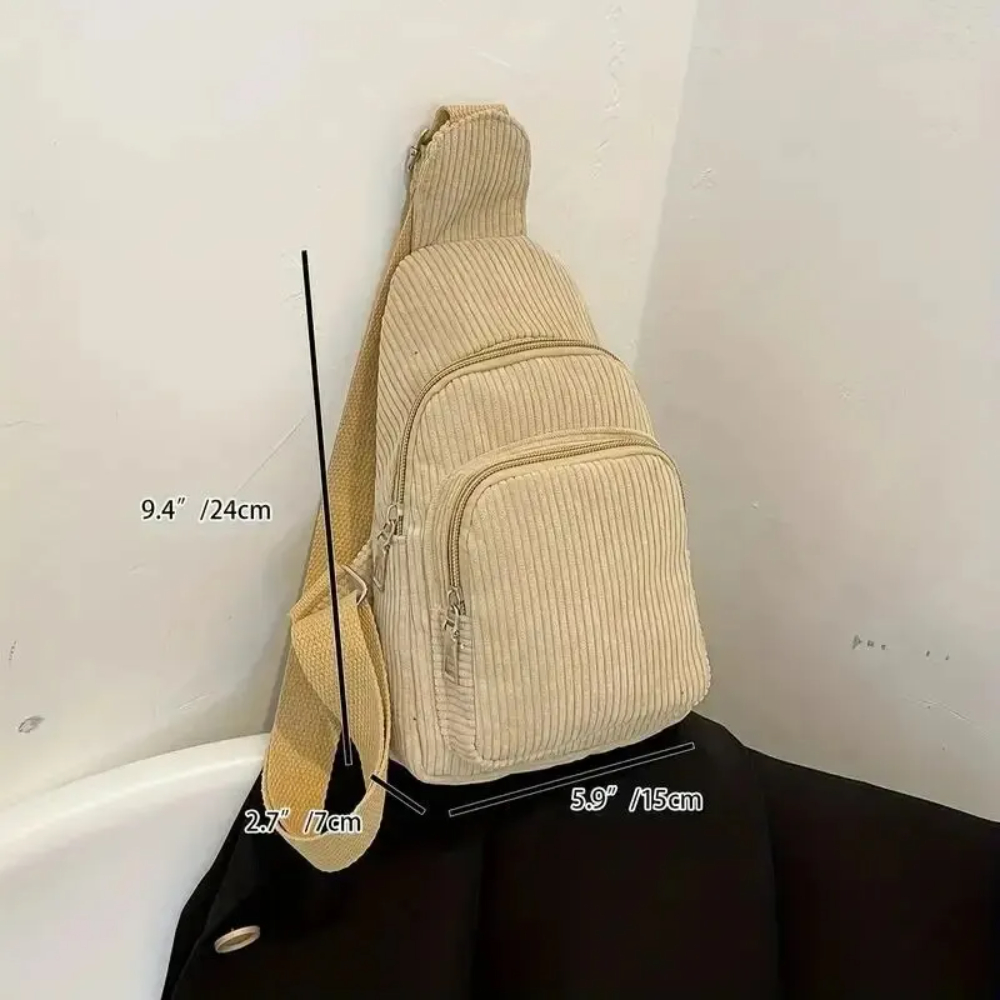 Vintage Corduroy Crossbody Bag - Mini Backpack Purse review and price