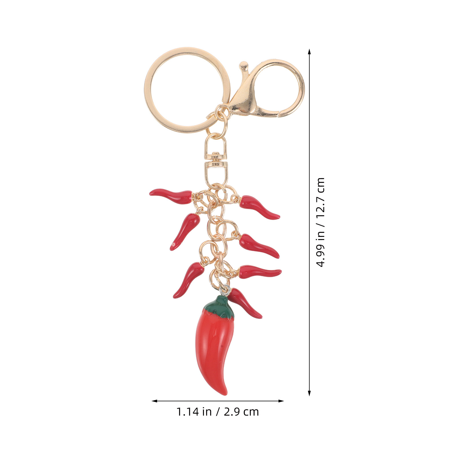2Pcs Kawaii Chili Pepper Keych - Mini Backpack Purse review and price