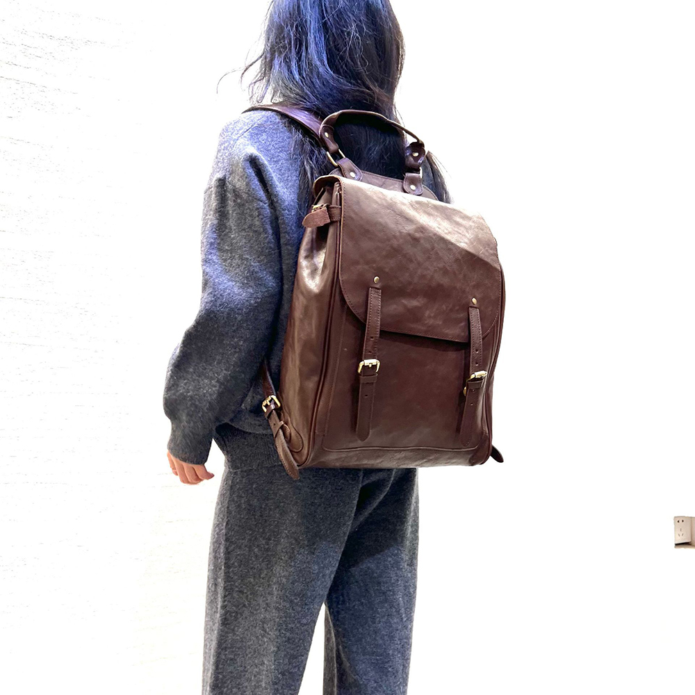 Vintage Genuine Leather Backpa - Leather Backpack Vintage review and price
