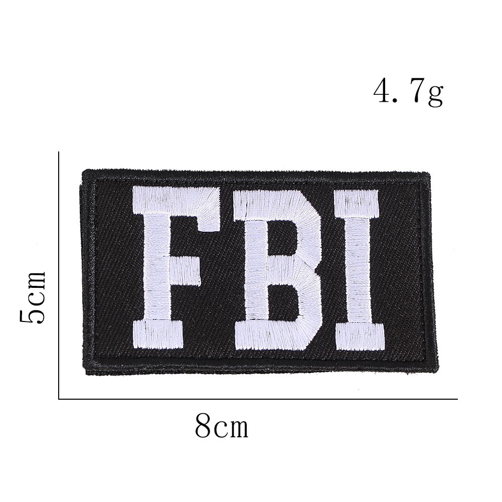 2pcs FBI Patches Emblem Funny  - Urban Backpack Tactical review and price