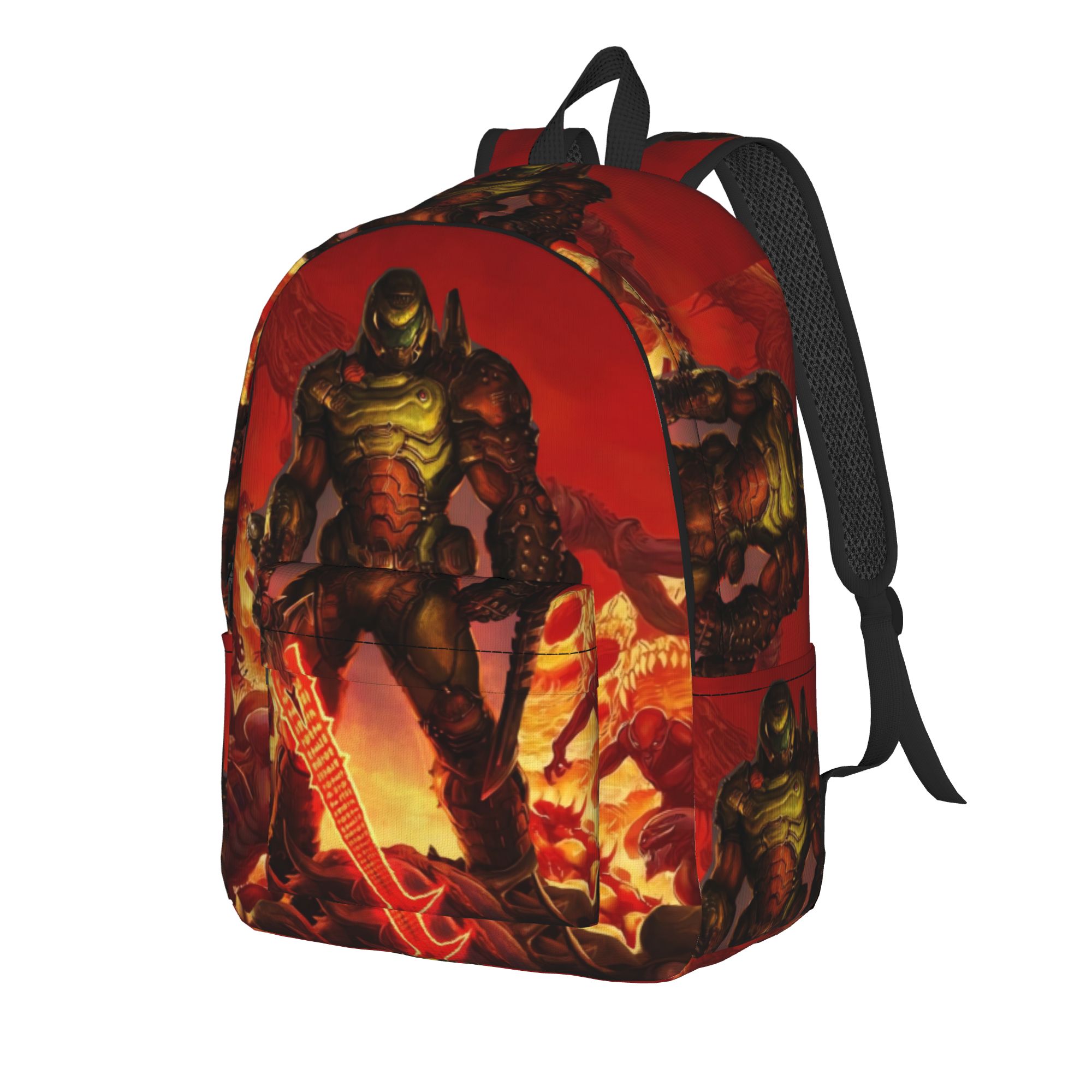 OG Doom Slayer Gaming Game Bac - School Backpack Teen review and price