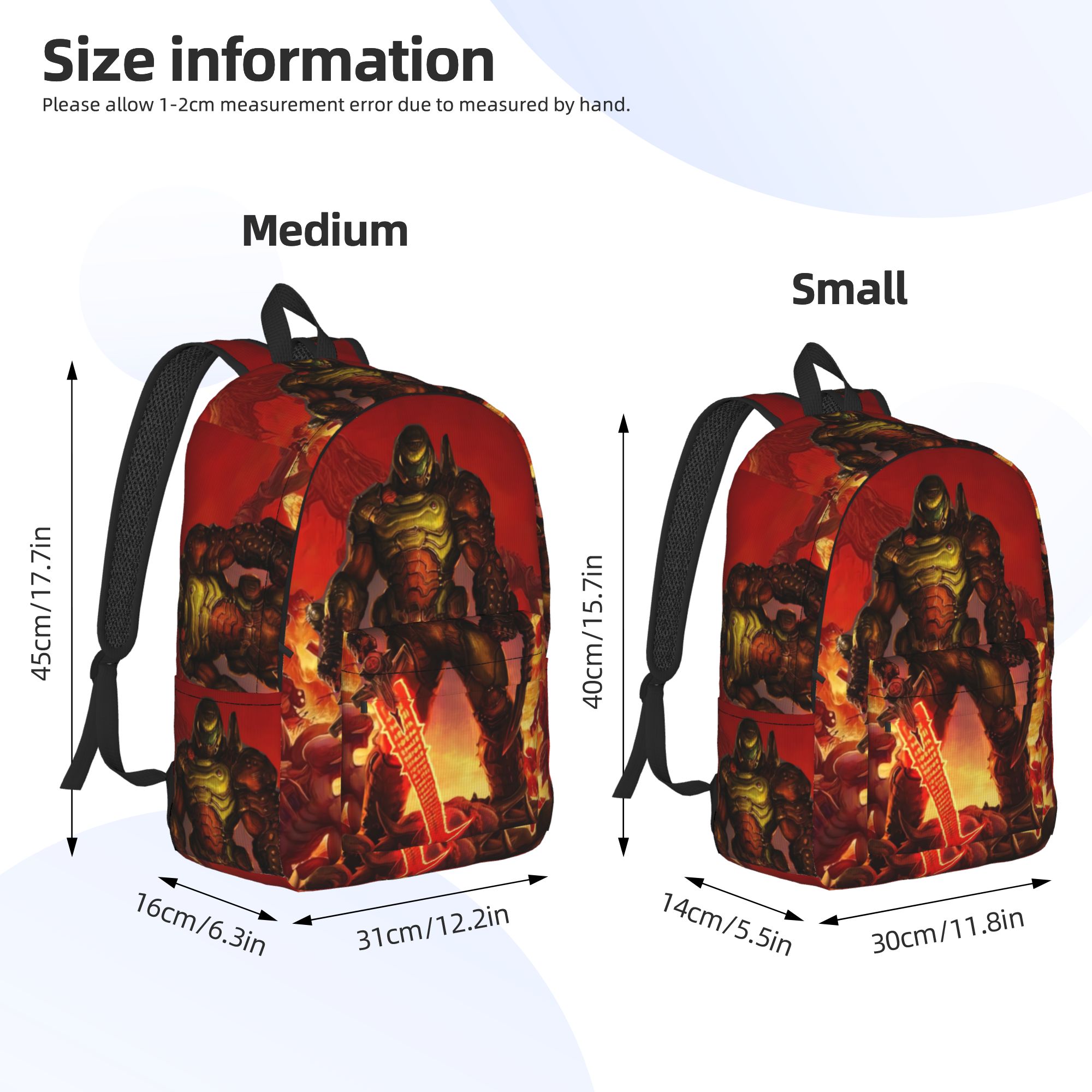 OG Doom Slayer Gaming Game Bac - School Backpack Teen review and price