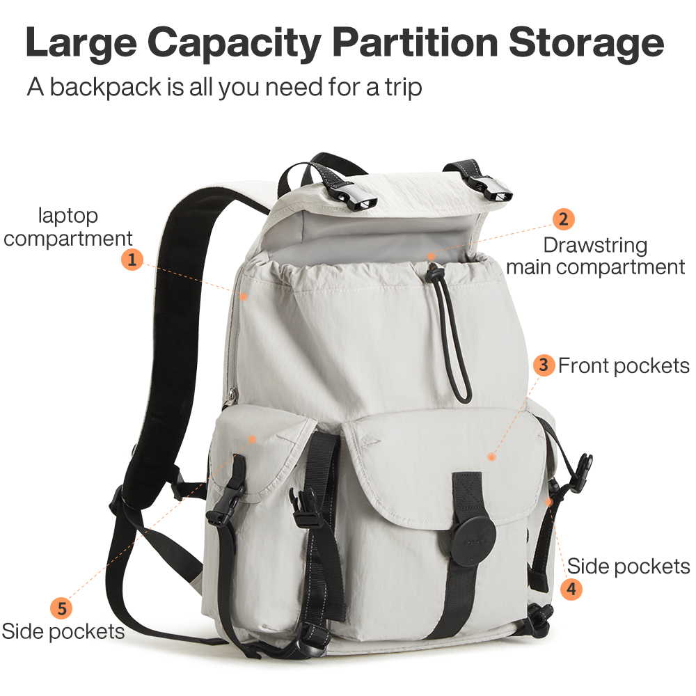 Mixi Travel Backpack 18 Inch C - Hiking Backpack Waterproof review and price