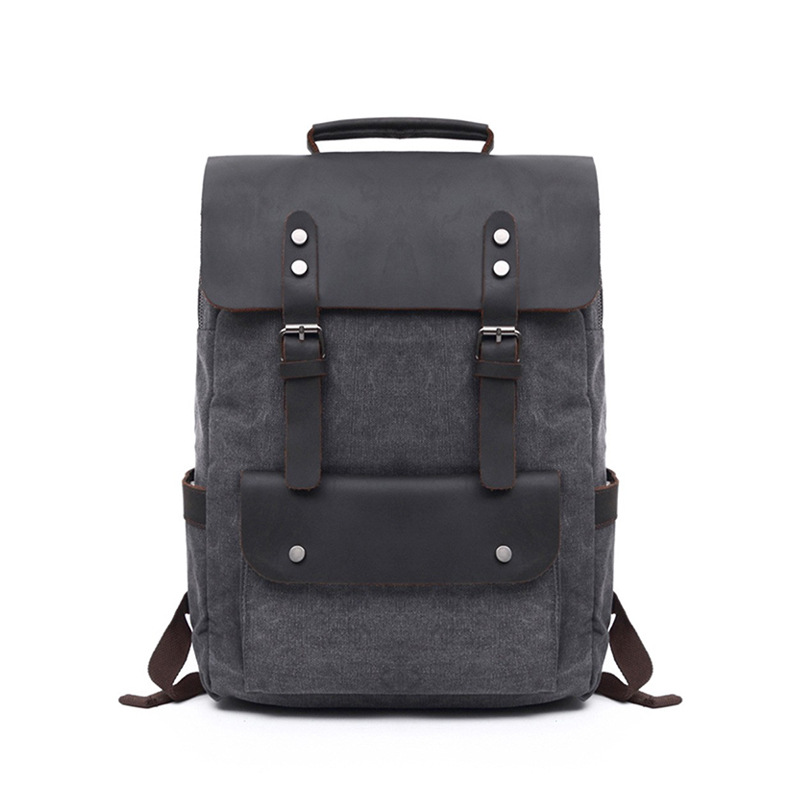 Custom Logo Vintage Canvas Sch - Leather Backpack Vintage review and price