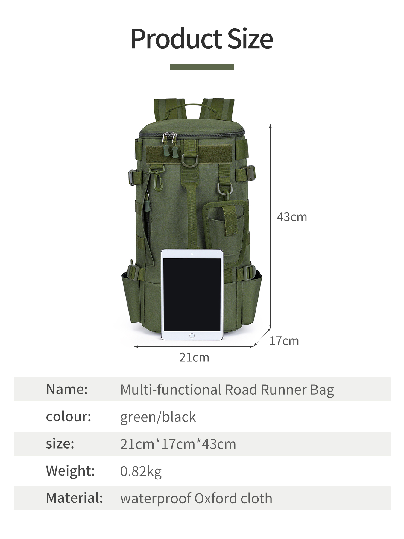 Multifunctional Fishing Tackle - Hiking Backpack Waterproof review and price
