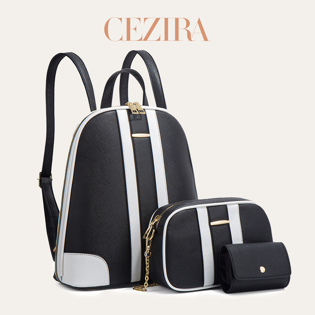 CR Fashion Stripes Patchwork B - Fashion Backpack Women review and price