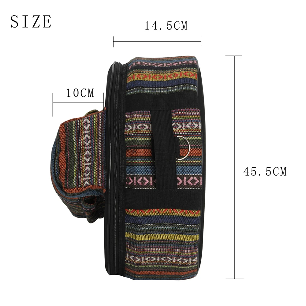 Snare Drum Gig Bag Ethnic Styl - Rucksack Military Style review and price