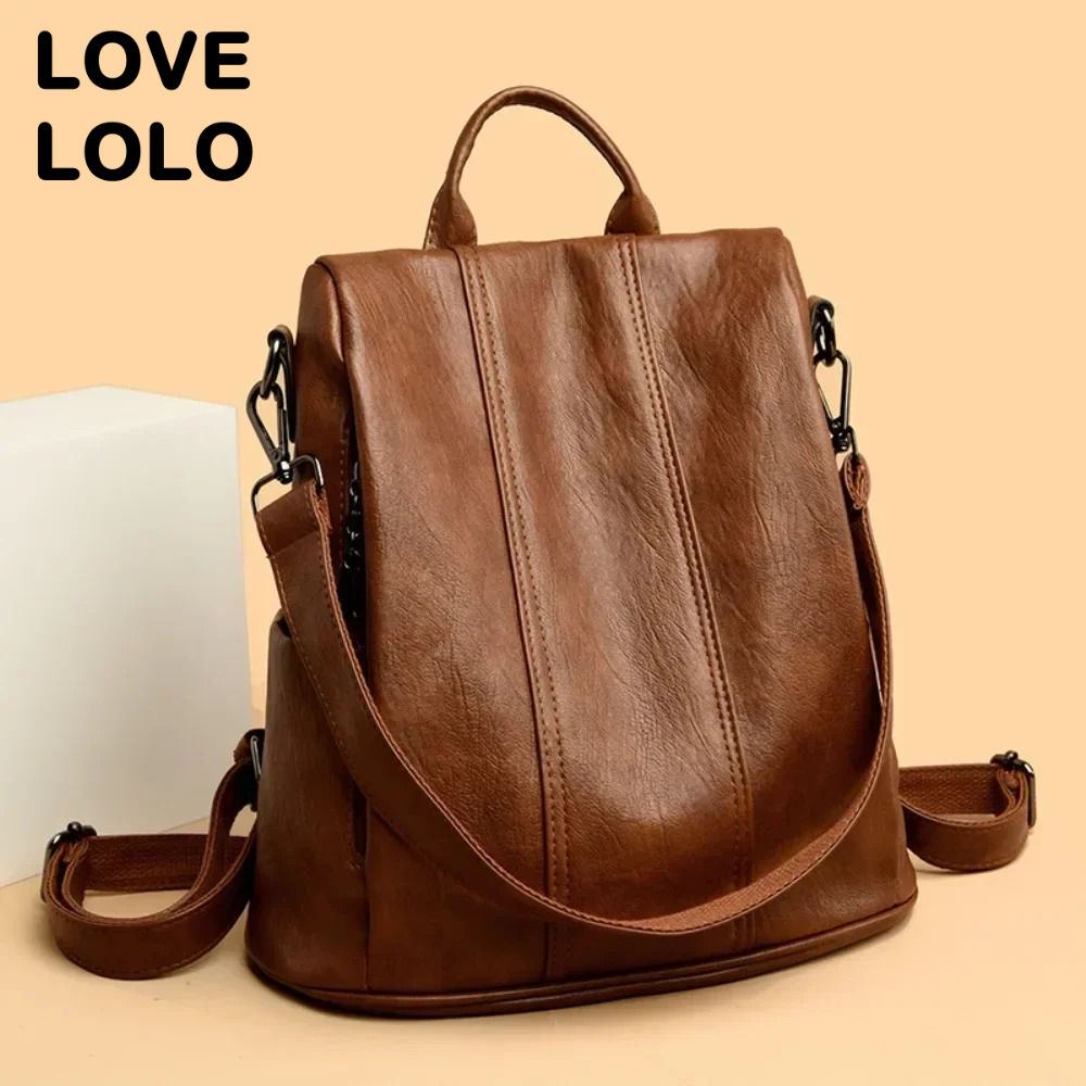 NEW Anti-theft Laptop Backpack - Leather Backpack Vintage review and price