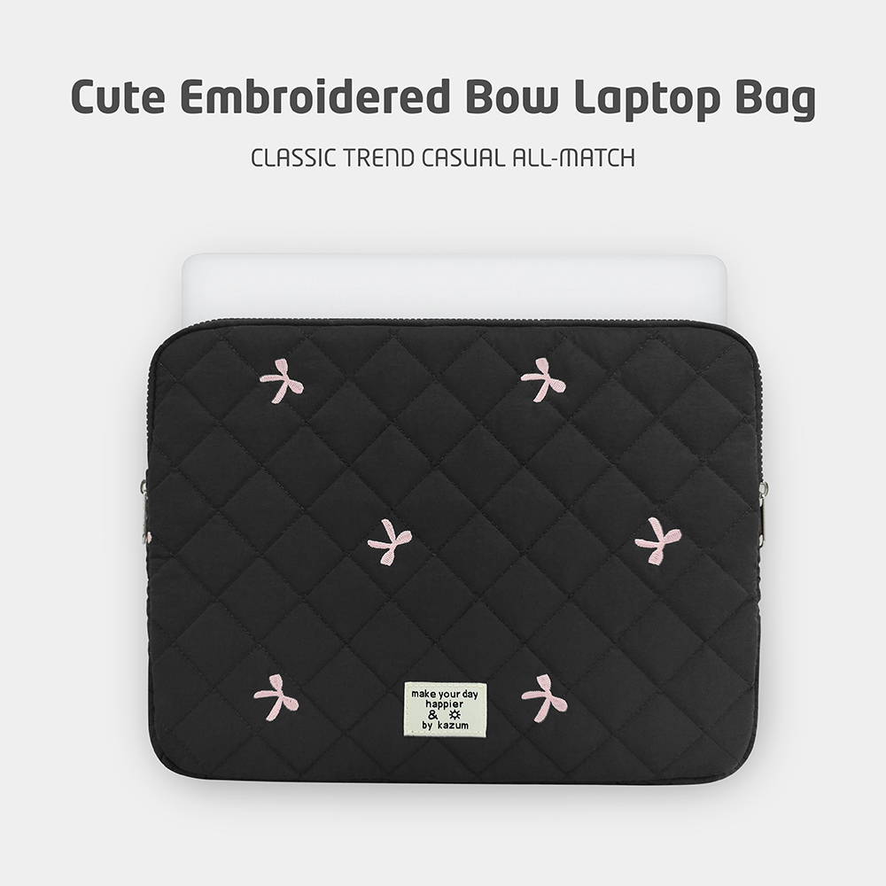 Bow Embroidery Laptop Sleeve C - Laptop Backpack 15.6 review and price